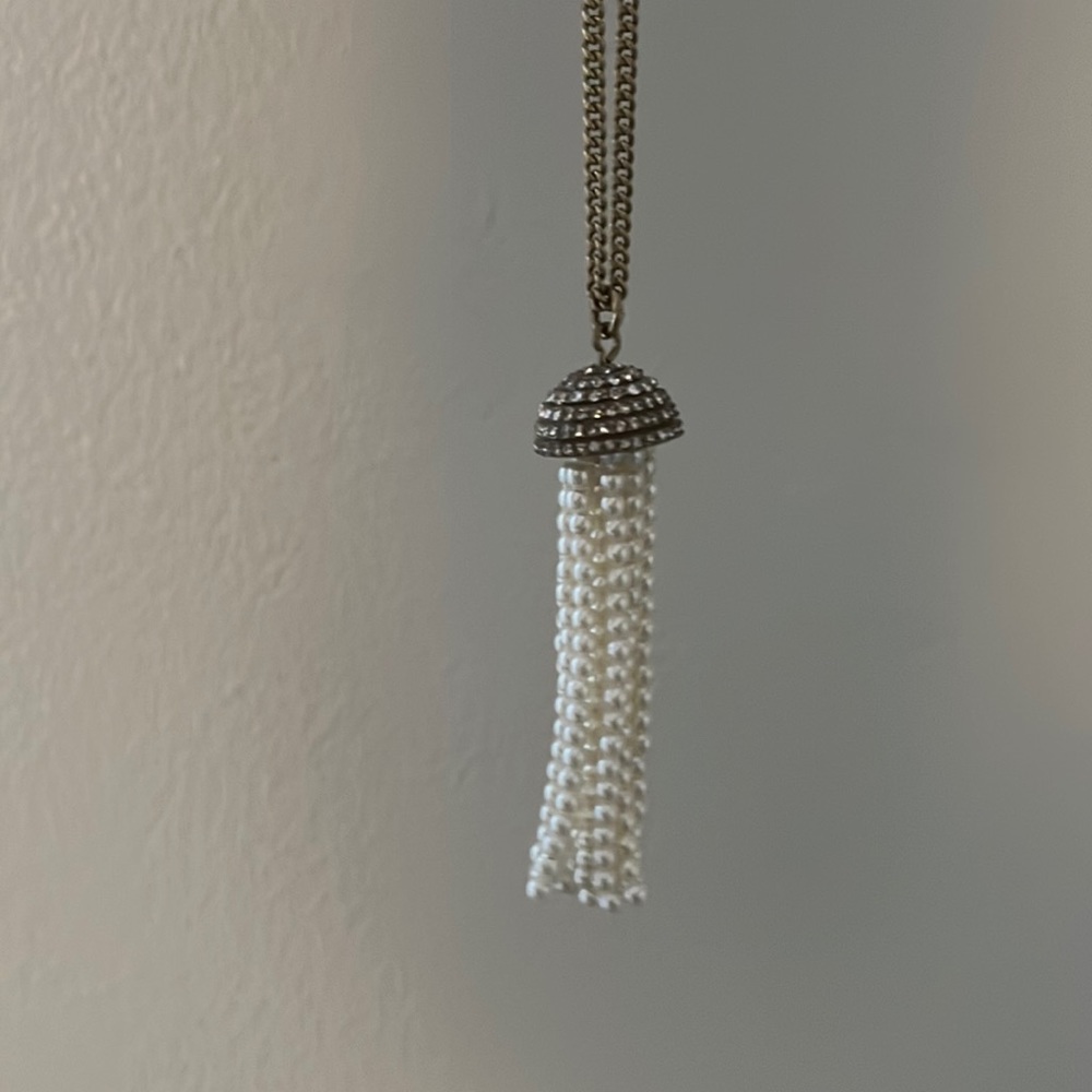 J.Crew tassel necklace